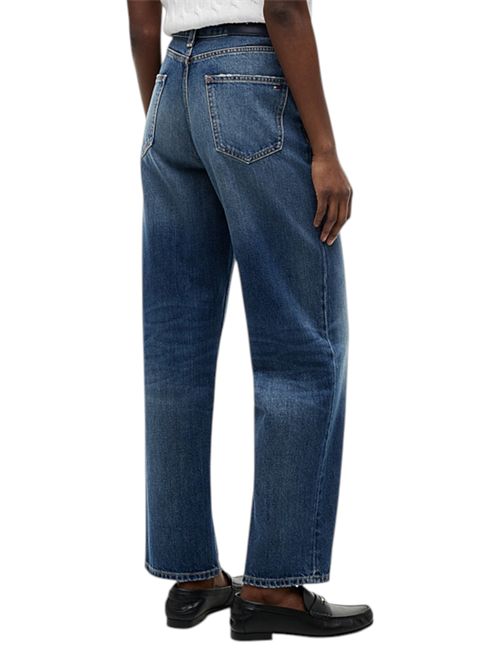 Jeans cropped regular fit tapered con morsetto TOMMY HILFIGER | WW0WW499601A9