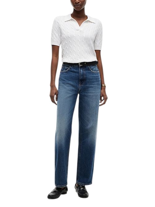 Jeans cropped regular fit tapered con morsetto TOMMY HILFIGER | WW0WW499601A9