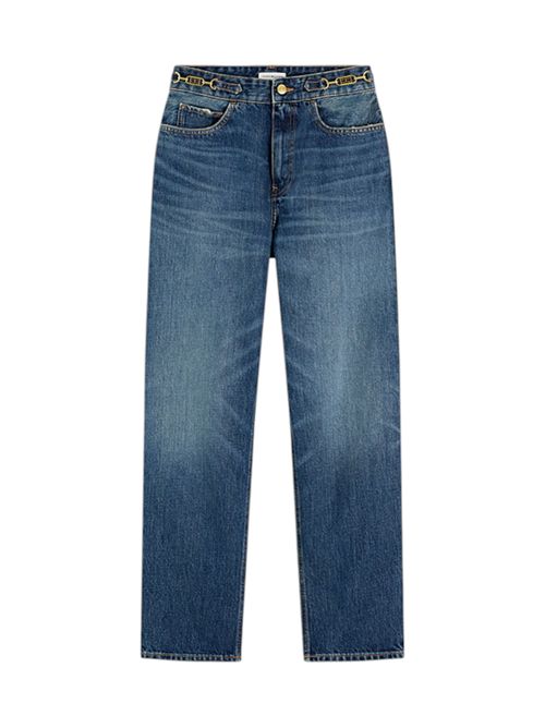 Jeans cropped regular fit tapered con morsetto TOMMY HILFIGER | WW0WW499601A9