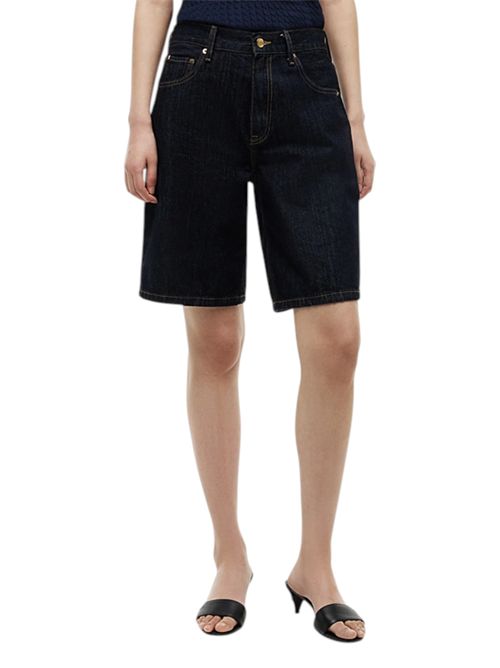 Bermuda straight fit a vita alta in denim TOMMY HILFIGER | WW0WW499731AP