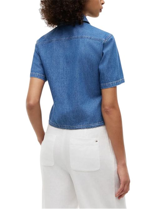 Camicia a maniche corte con coulisse TOMMY HILFIGER | WW0WW499821A5