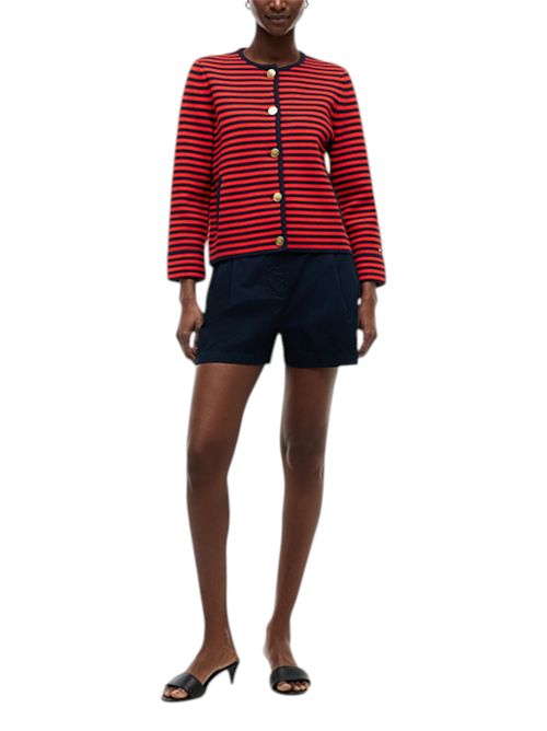 Cardigan squadrato con bottoni dorati TOMMY HILFIGER | WW0WW500880X6
