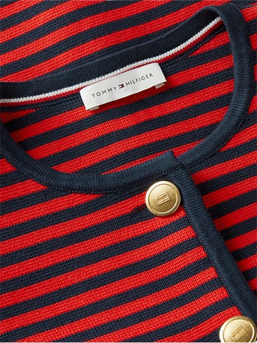 Cardigan squadrato con bottoni dorati TOMMY HILFIGER | WW0WW500880X6