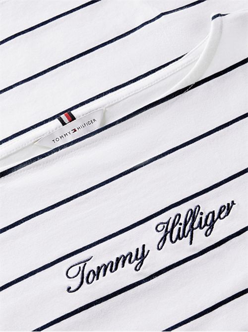 Canotta slim fit con scollatura a barca TOMMY HILFIGER | WW0WW509470A4