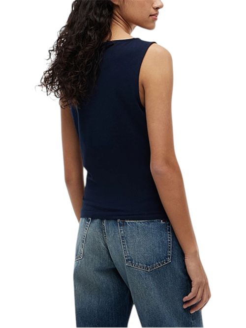Canotta slim fit con scollatura a barca TOMMY HILFIGER | WW0WW50947C1G