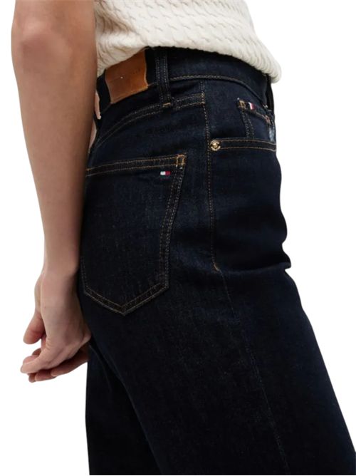 Jeans a vita alta, lunghezza alla caviglia, con gamba affusolata. TOMMY HILFIGER | WW0WW509661AP