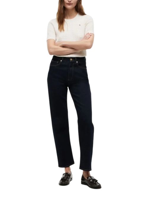 Jeans a vita alta, lunghezza alla caviglia, con gamba affusolata. TOMMY HILFIGER | WW0WW509661AP
