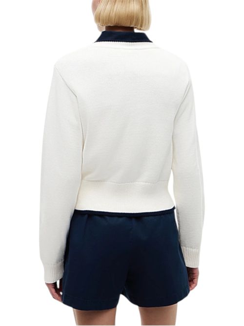 Pullover relaxed fit con logo ricamato TOMMY HILFIGER | WW0WW51007Z00