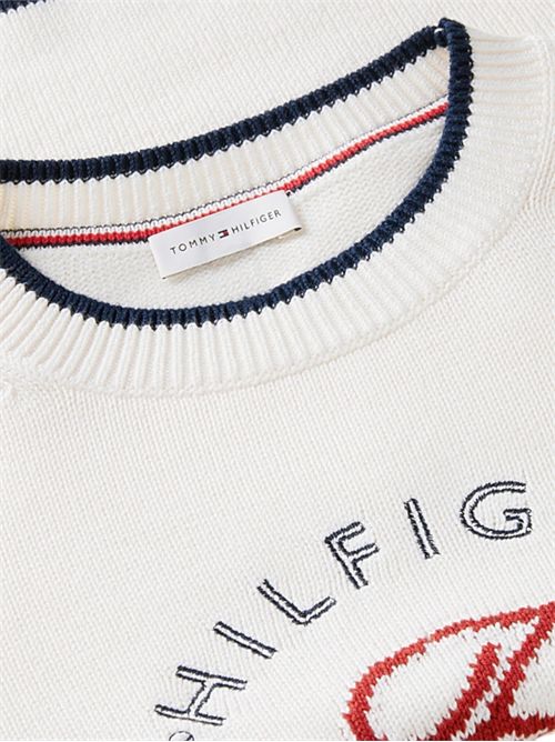 Pullover relaxed fit con logo ricamato TOMMY HILFIGER | WW0WW51007Z00