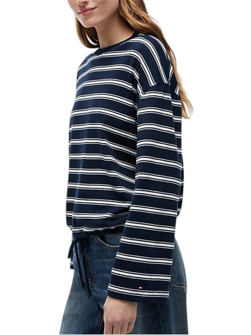 T-shirt a righe a maniche lunghe TOMMY HILFIGER | WW0WW510550FE