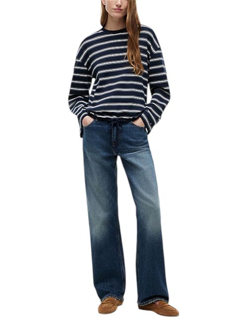 T-shirt a righe a maniche lunghe TOMMY HILFIGER | WW0WW510550FE