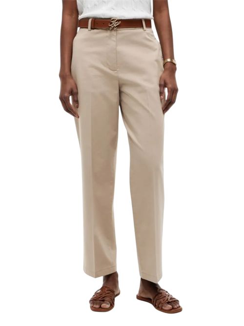 Pantaloni chino slim a gamba dritta slavata TOMMY HILFIGER | WW0WW52817AEG