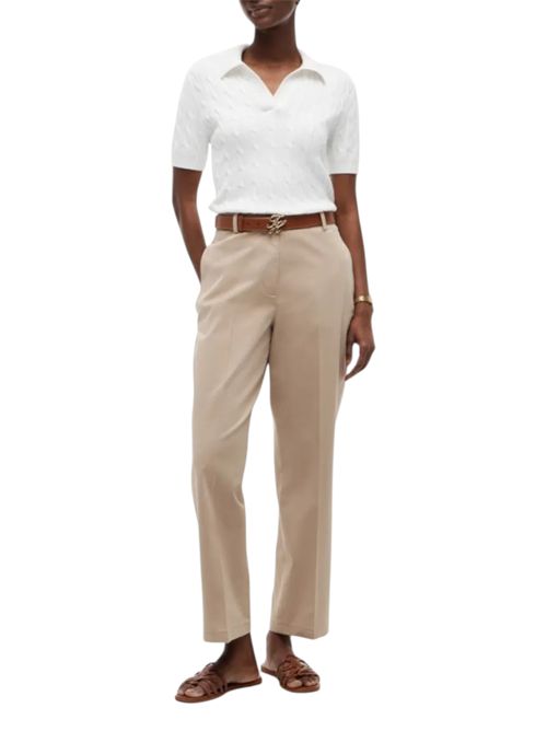 Pantaloni chino slim a gamba dritta slavata TOMMY HILFIGER | WW0WW52817AEG