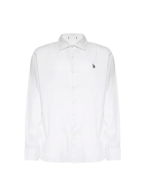 Camicia slim fit in cotone oxford con colletto classico U.S. POLO ASSN | US44104002100