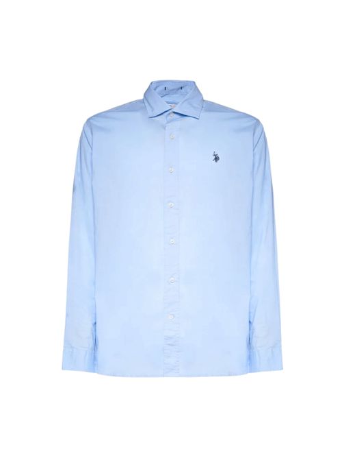 Camicia slim fit in cotone oxford con colletto classico U.S. POLO ASSN | US44104002130
