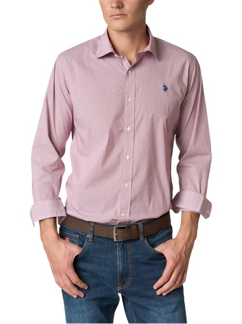 Camicia uomo slim fit a righe U.S. POLO ASSN | US44104010750