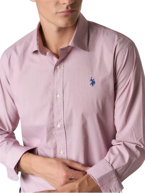 Camicia uomo slim fit a righe U.S. POLO ASSN | US44104010750