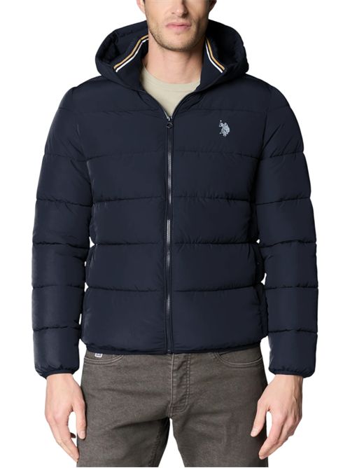 Piumino trapuntato con cappuccio e chiusura full zip U.S. POLO ASSN | US44127025177