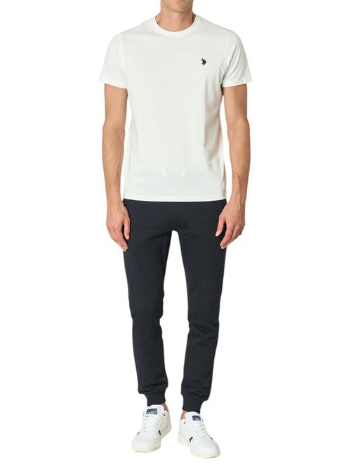 T-shirt girocollo in cotone heavy jersey U.S. POLO ASSN | US44154003101