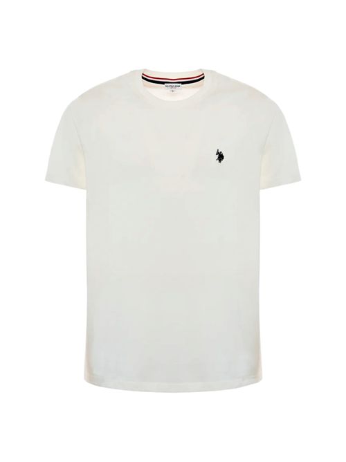 T-shirt girocollo in cotone heavy jersey U.S. POLO ASSN | US44154003101