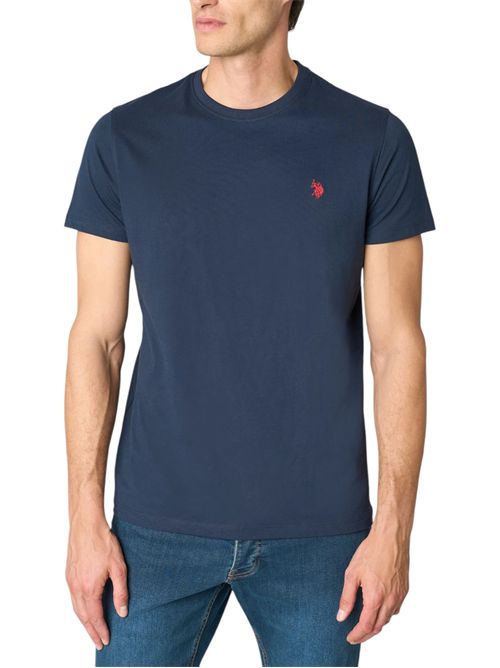 T-shirt girocollo in cotone heavy jersey U.S. POLO ASSN | US44154003177