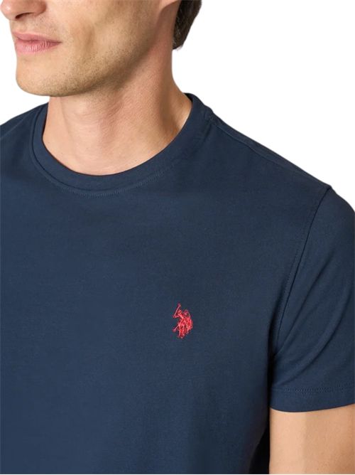 T-shirt girocollo in cotone heavy jersey U.S. POLO ASSN | US44154003177
