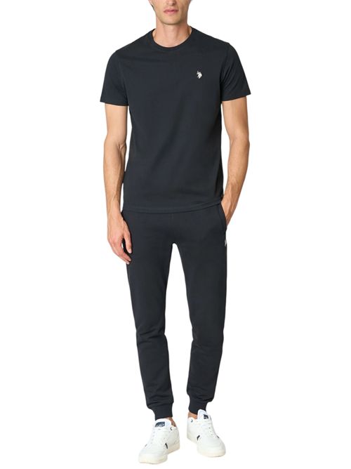 T-shirt girocollo in cotone heavy jersey U.S. POLO ASSN | US44154003199