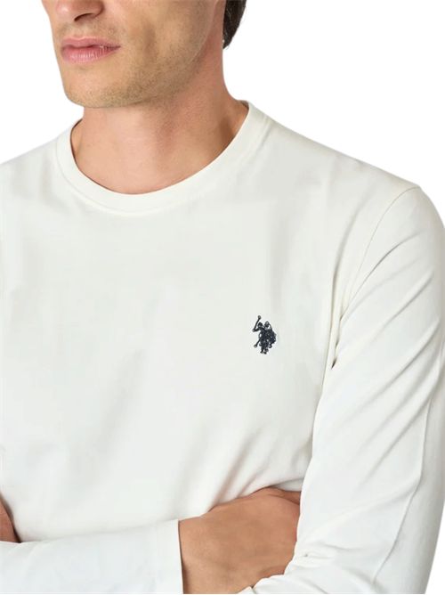T-shirt uomo a maniche lunghe in cotone U.S. POLO ASSN | US44168002101