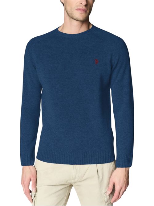 Maglia girocollo in misto cotone e cashmere U.S. POLO ASSN | US44173002137