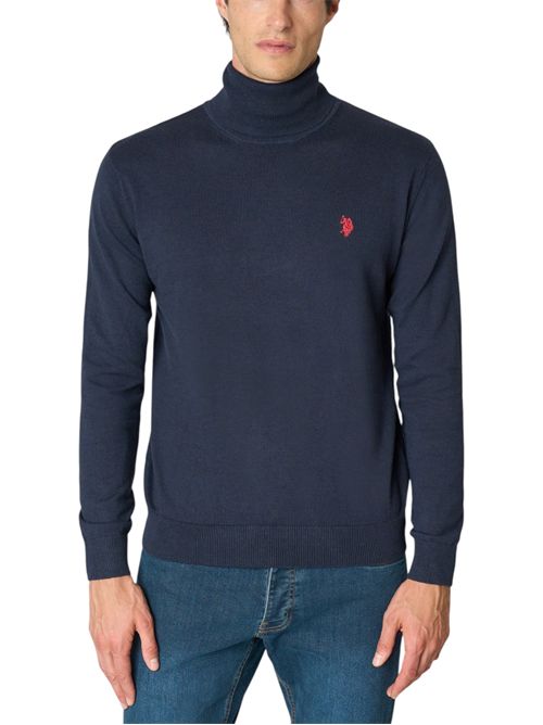 Maglia dolcevita in cotone e cashmere U.S. POLO ASSN | US44173004177