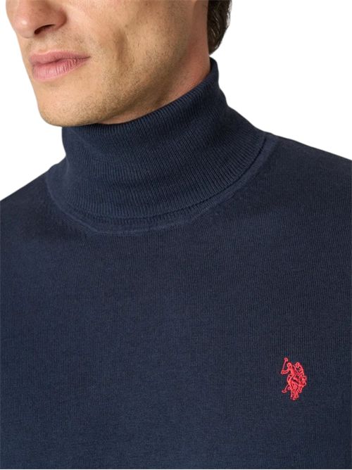 Maglia dolcevita in cotone e cashmere U.S. POLO ASSN | US44173004177