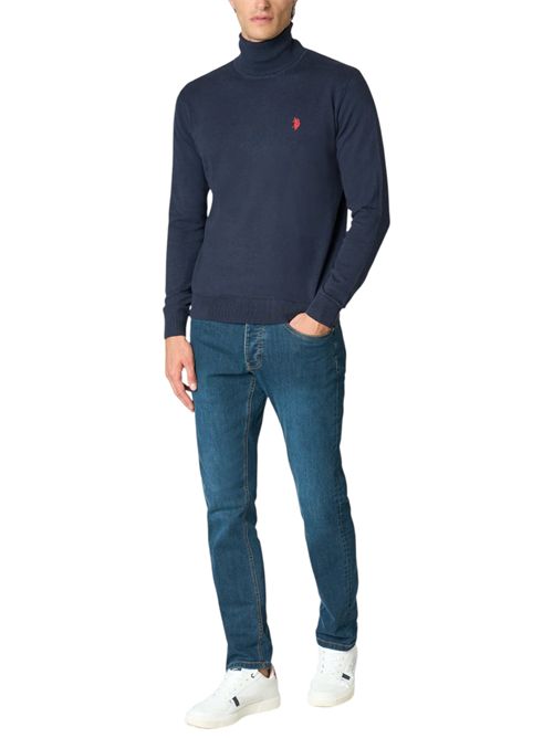 Maglia dolcevita in cotone e cashmere U.S. POLO ASSN | US44173004177