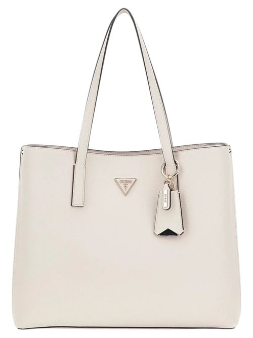 Shopper Meridian triangolo logo avorio GUESS | BG877823AVORIO