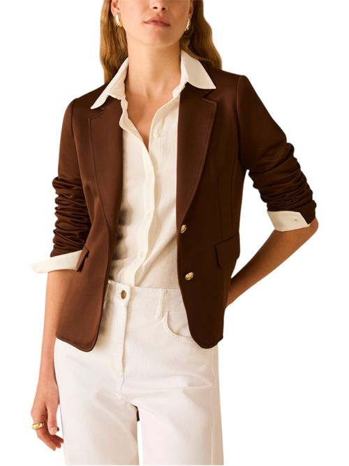 Blazer slim in jersey doppio PENNYBLACK | 26119110961