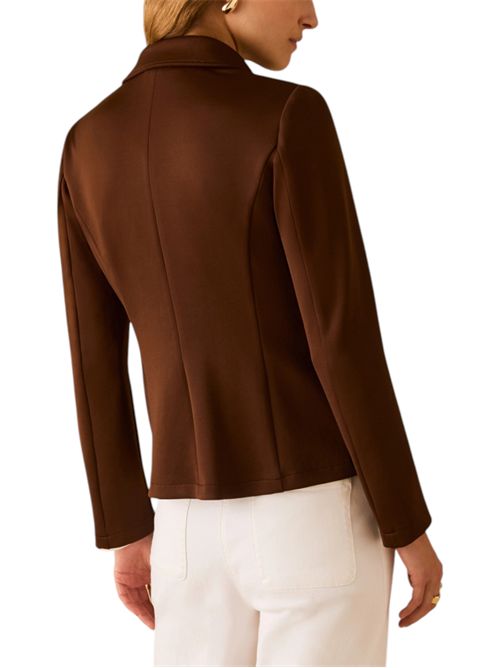 Blazer slim in jersey doppio PENNYBLACK | 26119110961