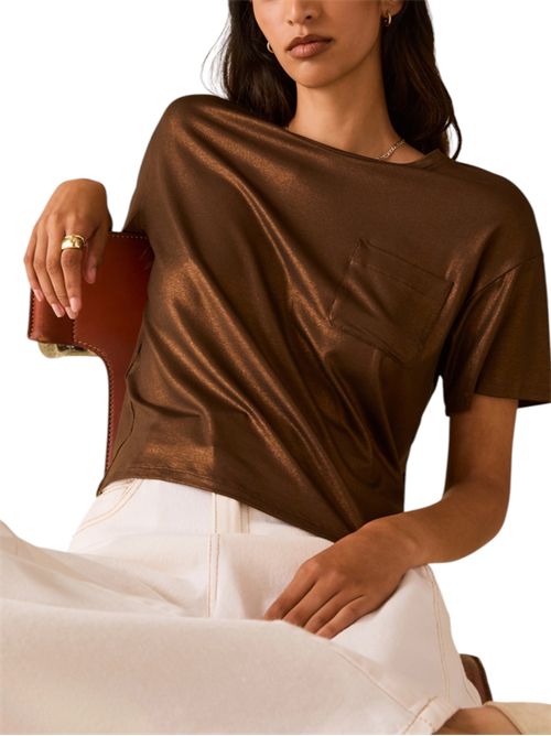 T-shirt in jersey laminato PENNYBLACK | 26119710463