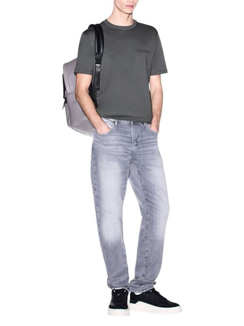 T-shirt con logo in jersey di cotone ARMANI EXCHANGE | XM001281-AF10361M8317
