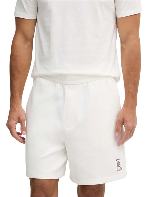 Bermuda in cotone tecnico con logo laterale ARMANI EXCHANGE | XM001773-AF10818U0009