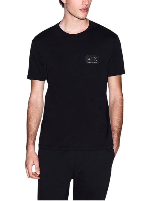 T-Shirt Regular Fit con patch logo ARMANI EXCHANGE | XM002178-AF12308UC001