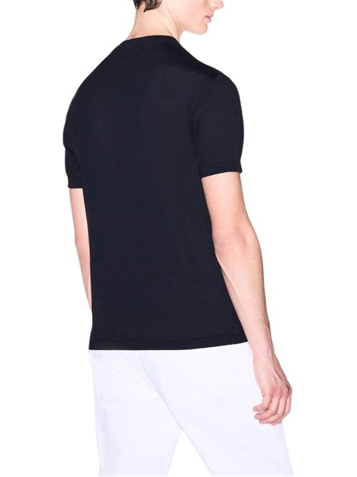 Maglia Tricot Lavorazione a Coste in Cotone ARMANI EXCHANGE | XM002439-AF22249UB101
