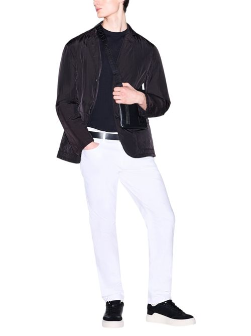 Maglia Tricot Lavorazione a Coste in Cotone ARMANI EXCHANGE | XM002439-AF22249UB101