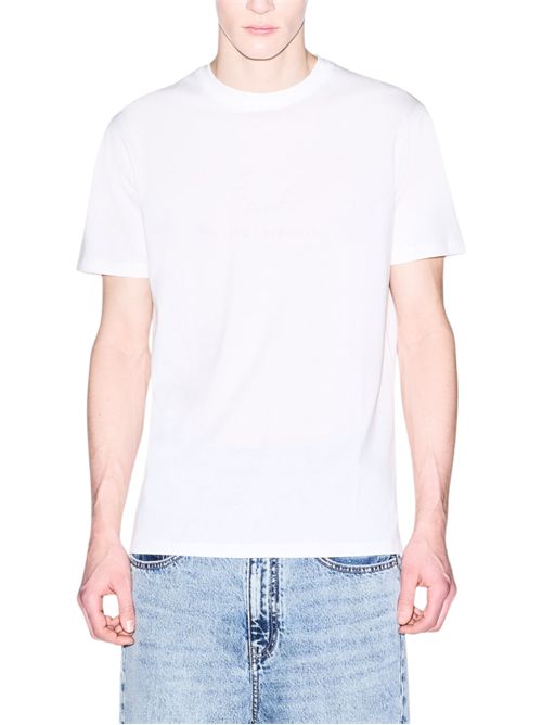 T-shirt Regular Fit in Jersey di Cotone basic ARMANI EXCHANGE | XM002450-AF10356U0009