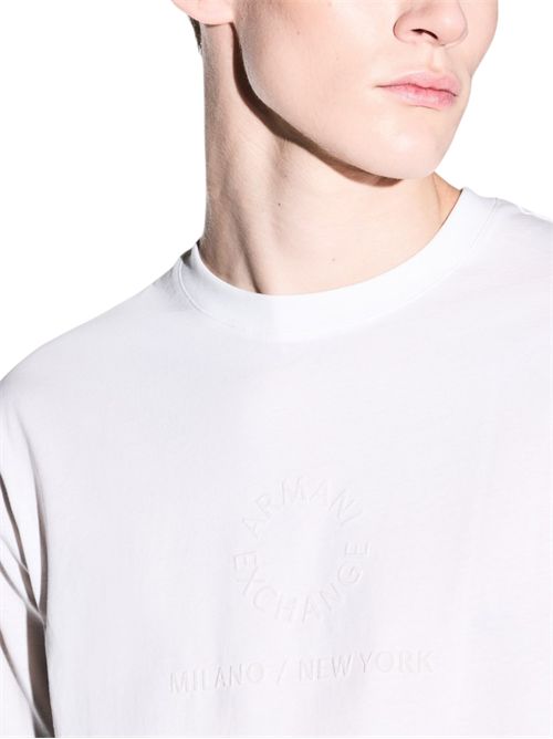 T-shirt Regular Fit in Jersey di Cotone basic ARMANI EXCHANGE | XM002450-AF10356U0009