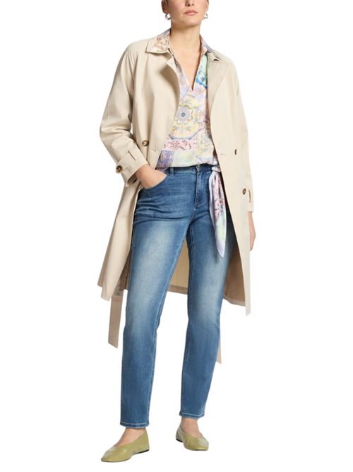 Trench doppiopetto in gabardina ELENA MIRO | F244P000187N02