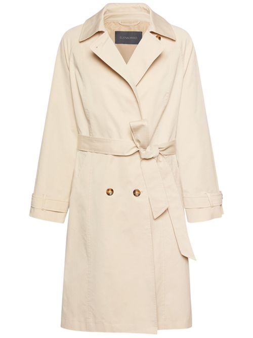 Trench doppiopetto in gabardina ELENA MIRO | F244P000187N02