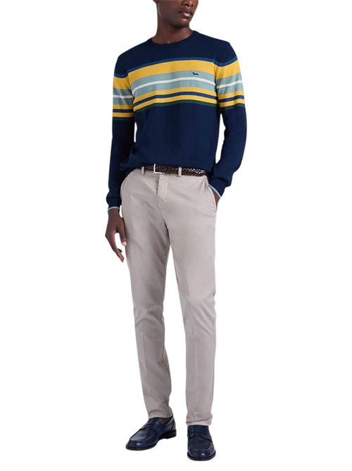 Pullover con righe e lavorazione 3D HARMONT & BLAINE | HRQ858030763801