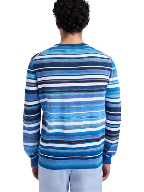 Pullover girocollo righe sfumate HARMONT & BLAINE | HRQ886031055844