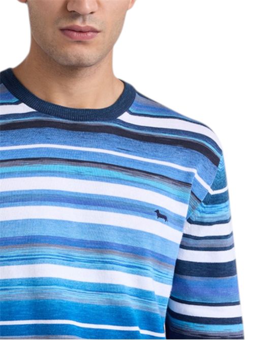 Pullover girocollo righe sfumate HARMONT & BLAINE | HRQ886031055844