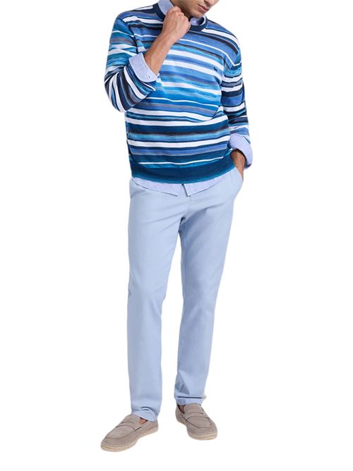 Pullover girocollo righe sfumate HARMONT & BLAINE | HRQ886031055844