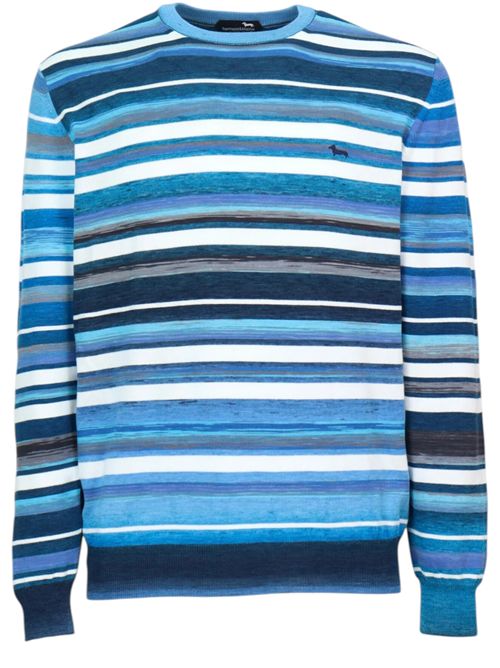 Pullover girocollo righe sfumate HARMONT & BLAINE | HRQ886031055844